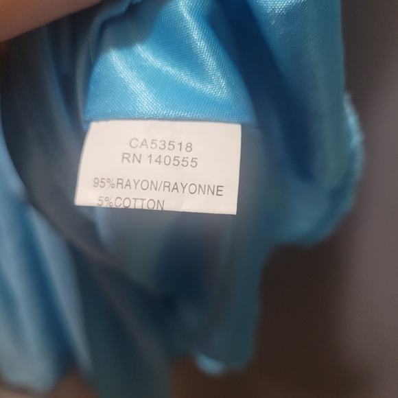 Katie blue asymmetrical dress Size m - Picture 4 of 8